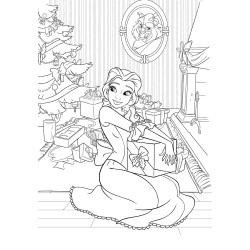 Coloriage 4 saisons cahier disney