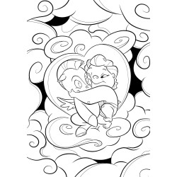 Coloriage bloc bébé animaux disney cahier