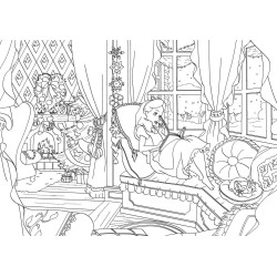 COLORIAGE HOME SWEETS HOME DISNEY