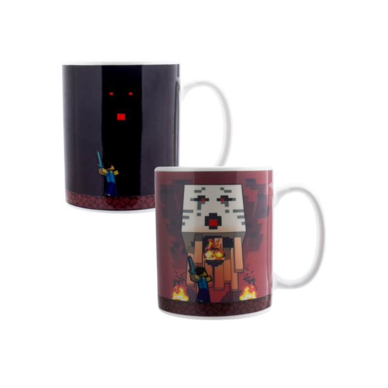 Mug thermoreactif - Nether - Minecraft