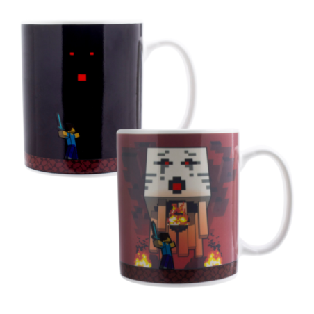 Mug thermoreactif - Nether - Minecraft