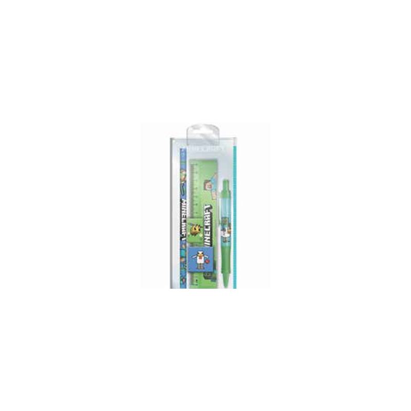 Set de papeterie - Minecraft