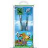 Set de 2 crayons + gommes - Minecraft