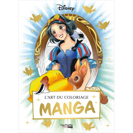 Coloriage L'art du coloriage Manga Disney Cahier