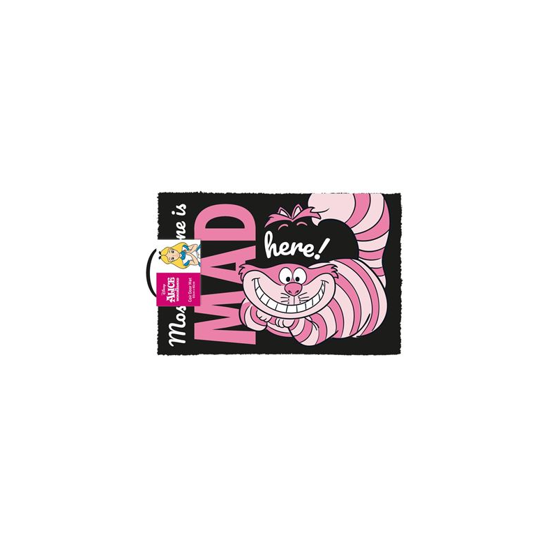 Paillasson "We're all mad here!" - Alice aux pays des merveilles - Disney