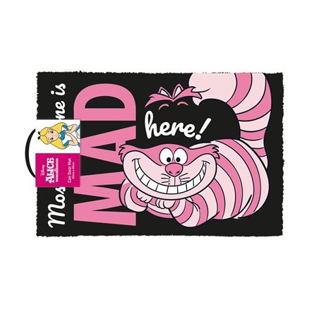 Paillasson "We're all mad here!" - Alice aux pays des merveilles - Disney