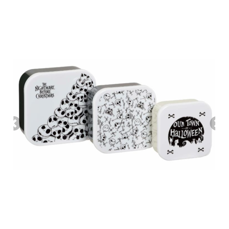 Set de 3 boîtes de rangement - Etrange Noel de Mr Jack - Disney