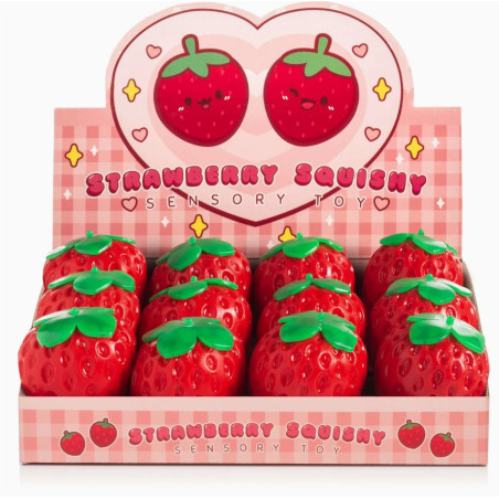 Squishy Fraise anti-stress