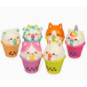 Mini Squishy Animaux bubble tea blind box