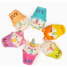 Mini Squishy Animaux bubble tea blind box