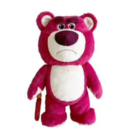 TOY STORY - Lotso avec canne - Peluche 25 cm - Disney