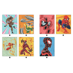 SPIDER-MAN - Coloriages magiques - Trompe-l'oeil (7+) - Héros contre Vilains - MARVEL