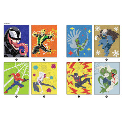 SPIDER-MAN - Coloriages magiques - Trompe-l'oeil (7+) - Héros contre Vilains - MARVEL