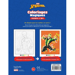 SPIDER-MAN - Coloriages magiques - Trompe-l'oeil (7+) - Héros contre Vilains - MARVEL