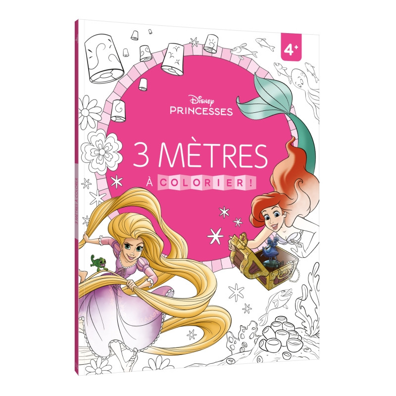 DISNEY PRINCESSES - 3 mètres à colorier - Frise à déplier (4+)