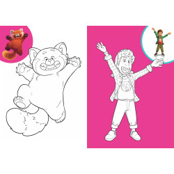 ALERTE ROUGE - Mes Coloriages avec Stickers - Disney Pixar