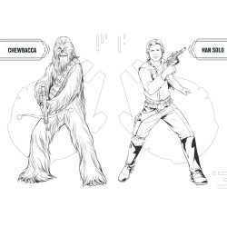 Coloriage STAR WARS - Maxi Colo