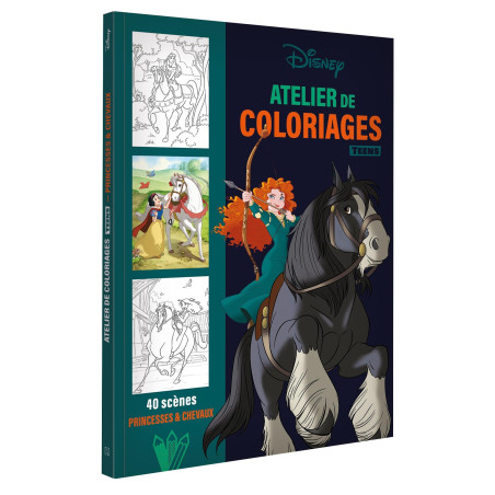 coloriage DISNEY TEENS - Atelier de coloriages - Princesses et chevaux
