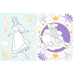 coloriage DISNEY PRINCESSES - Coloriages Géants - Je Colorie les Princesses