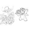 coloriage STITCH - Mes Coloriages avec Stickers - Disney