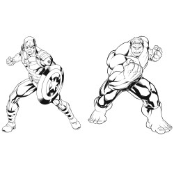 coloriage MARVEL - 15 minutes par coloriage