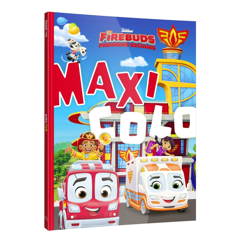 coloriage FIREBUDS : PREMIERS SECOURS - Maxi Colo - Disney Junior
