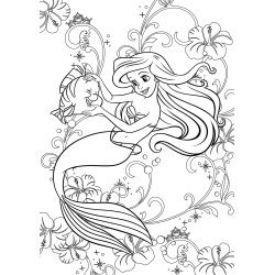 Coloriage La Petite Sirène disney
