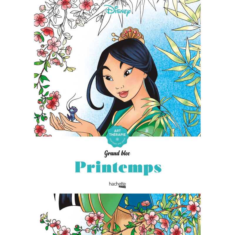 coloriage printemps disney