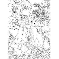 coloriage printemps disney