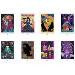 Coloriages mystères - Sorcières