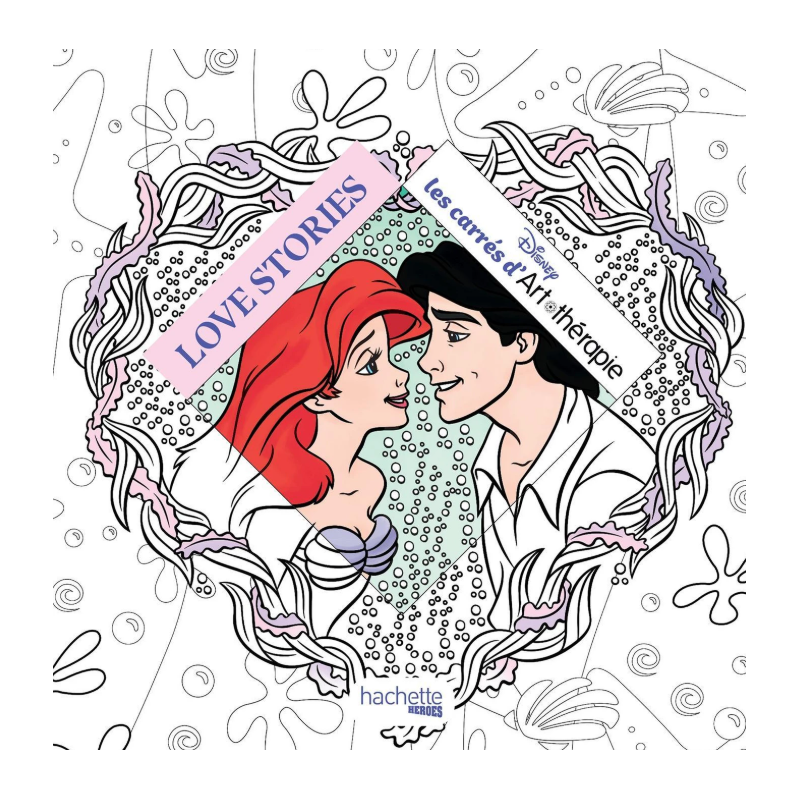 coloriage Carrés Art-thérapie Love Stories