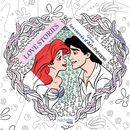 coloriage Carrés Art-thérapie Love Stories