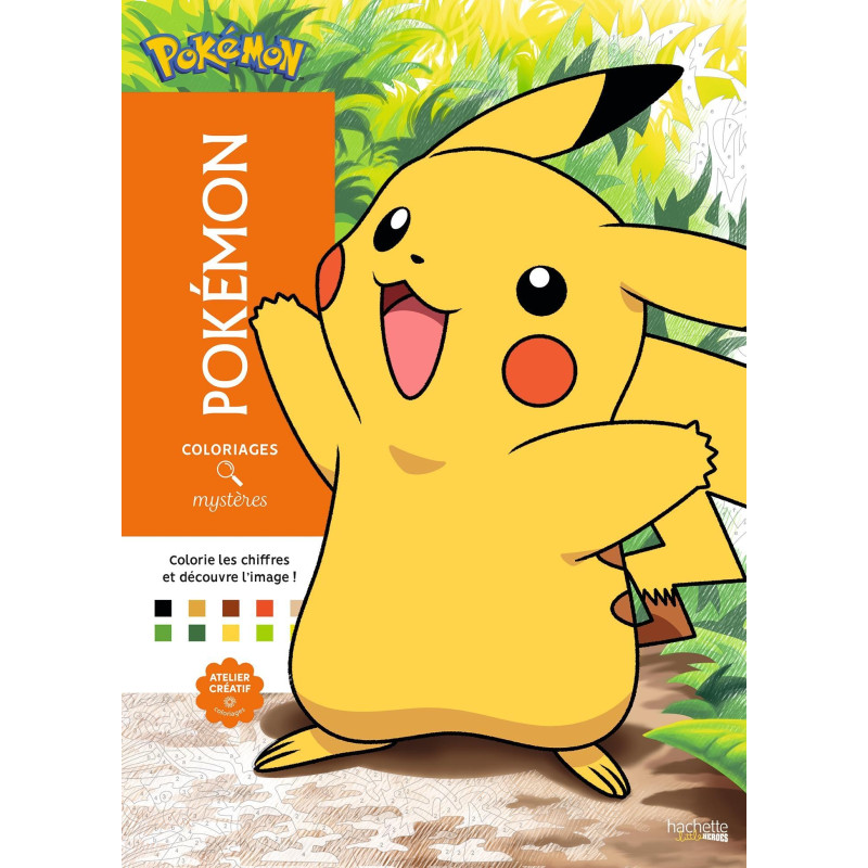 Coloriages mystères - Pokémon