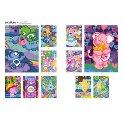 Coloriages mystères Bisounours