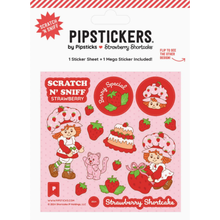 Autocollant Charlotte aux Fraises sent