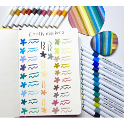 Marqueurs en acrylique - Earth Colors