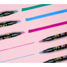 LOT DE 12 FEUTRES ACRYLIQUES POINTE BRUSH FLORALS