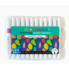 LOT DE 24 FEUTRES ACRYLIQUE TUTTI FRUITY