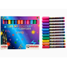 LOT DE 12 FEUTRES ACRYLIQUES VIVID BRUSH