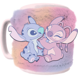 Fuzzy Mug STITCH & ANGEL -...