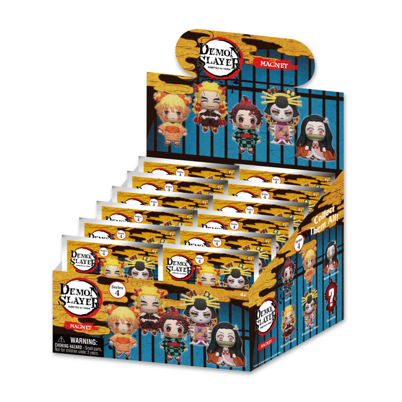 DEMON SLAYER -Serie 4 - 3D Foam Magnets in blind bags
