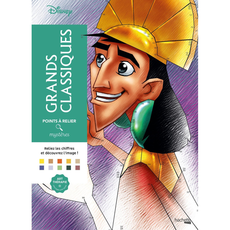Coloriage Points à relier Grands classiques disney