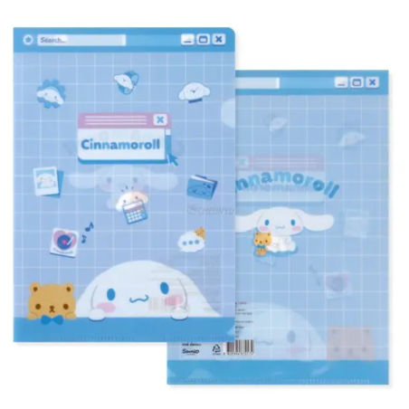 Pochette à dossiers A4 translucide Sanrio Cinnamoroll
