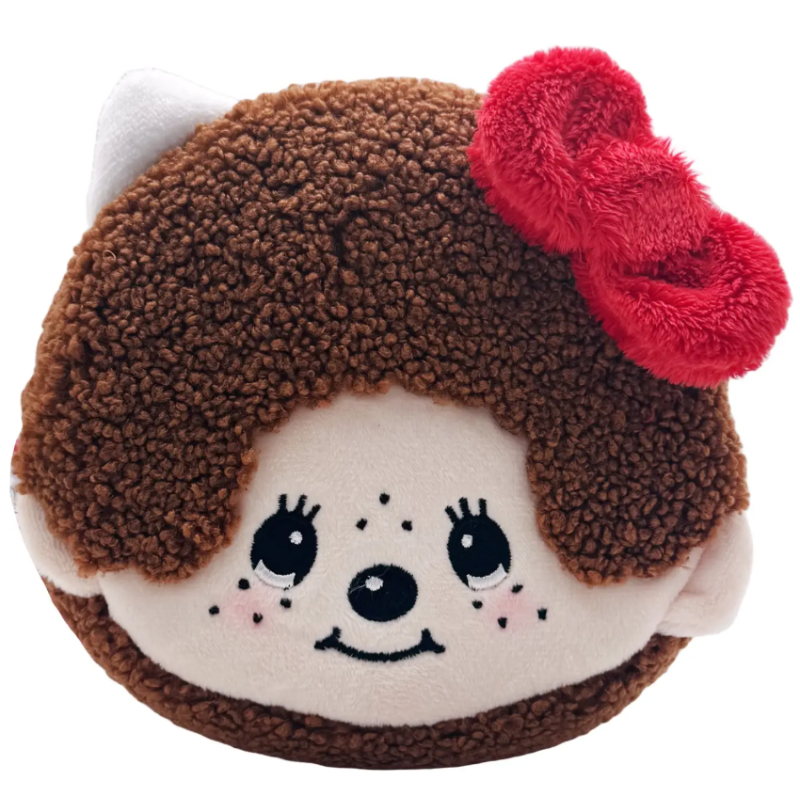Trousse à maquillage en peluche Monchhichi X Sanrio Hello Kitty - Édition limitée