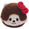 Trousse à maquillage en peluche Monchhichi X Sanrio Hello Kitty - Édition limitée