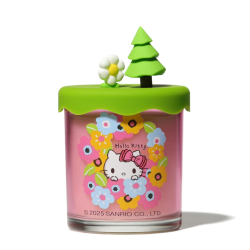 Bougie parfumée Hello Kitty Seasons, Fleur de Printemps, Couvercle 3D