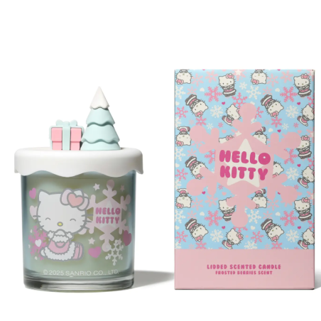 Bougie parfumée Hello Kitty Seasons, Baies Givrées, Couvercle 3D