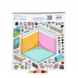 AUTOCOLLANTS TINYTOWN BONBONS ET GATEAUX