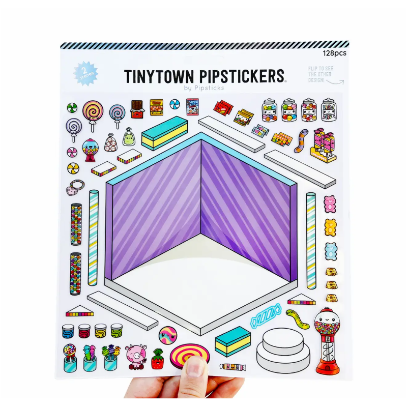 AUTOCOLLANTS TINYTOWN BONBONS ET GATEAUX