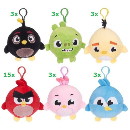 BLIND BOX PELUCHE PORTE-CLES ANGRY BIRDS